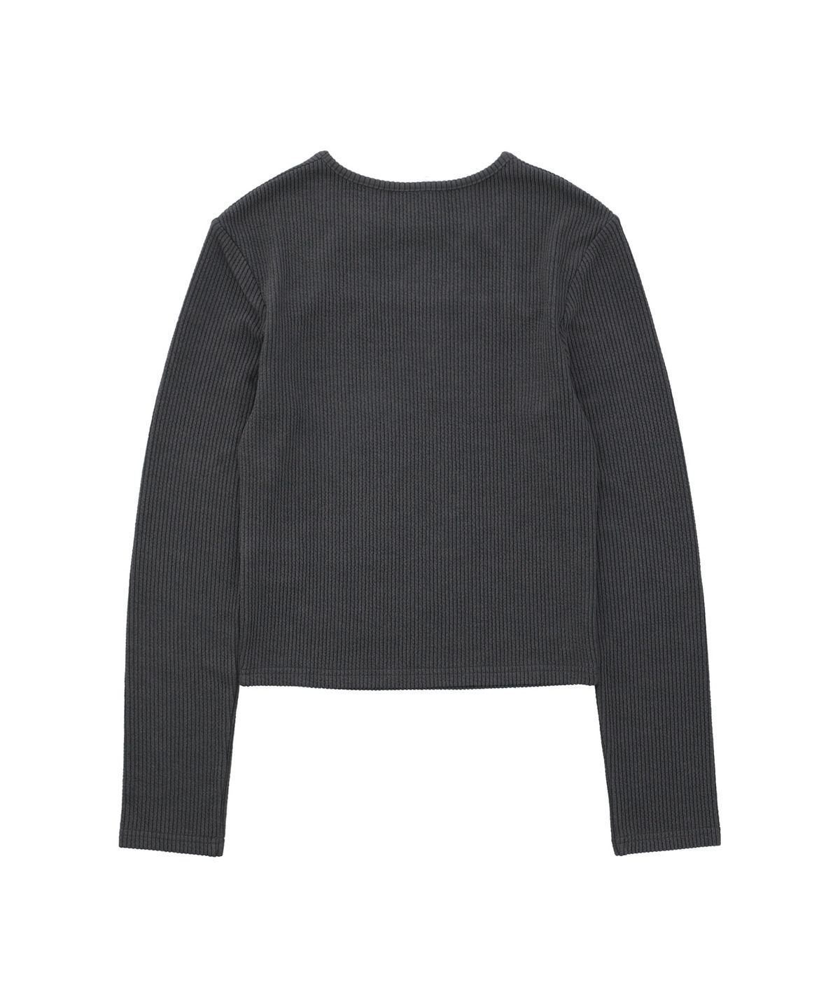 델리센트(DELICCENT) 스트랩 포인트 티셔츠 [CHARCOAL]