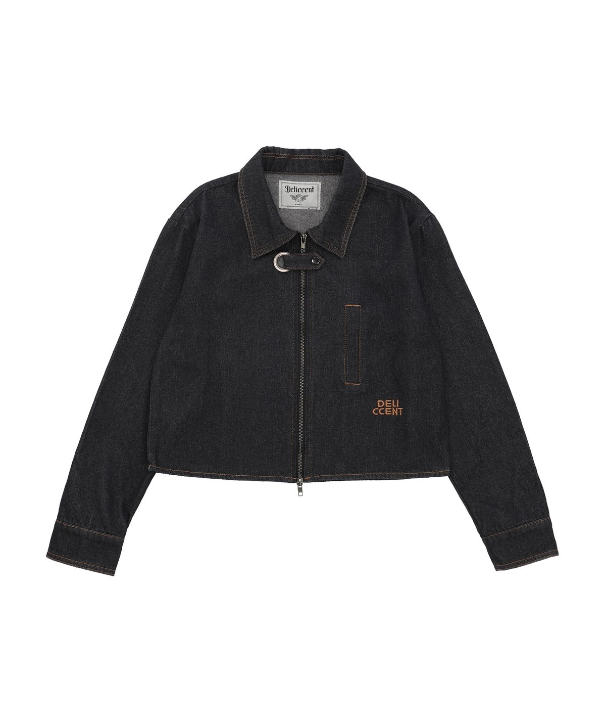 델리센트(DELICCENT) 블랙 데님 자켓 [BLACK]
