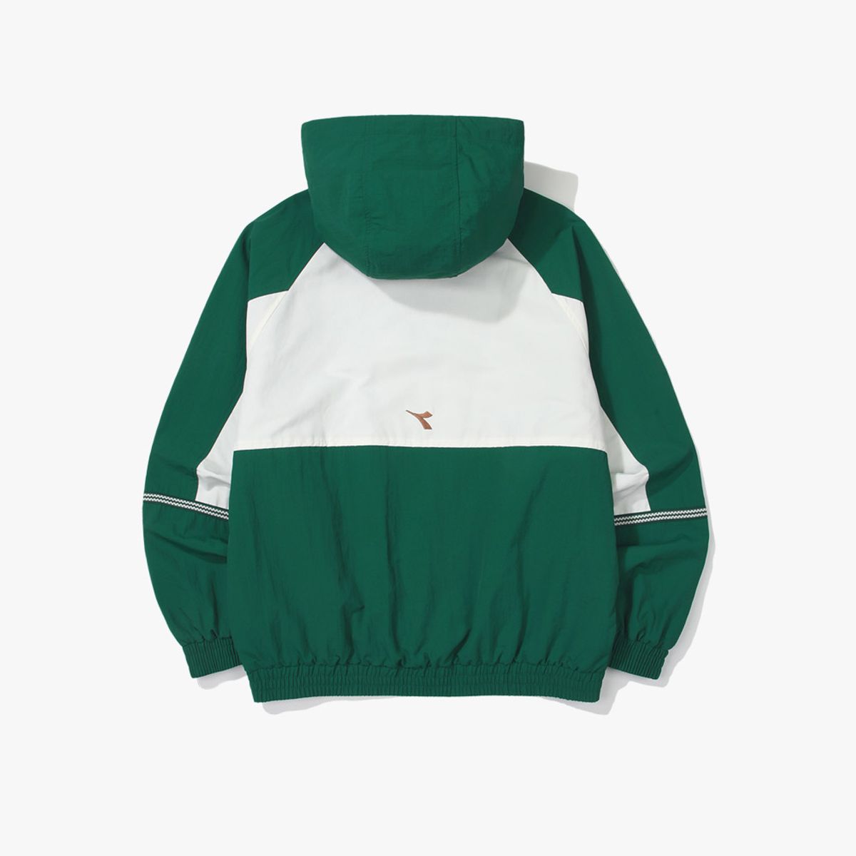 디아도라(diadora) 아티산 컬러블럭 자켓 DARK GREEN