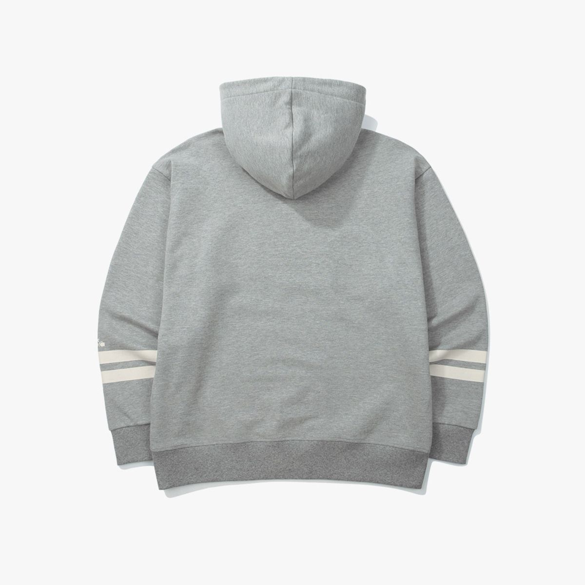 디아도라(diadora) 크래프트 로고 후드 MELANGE GREY
