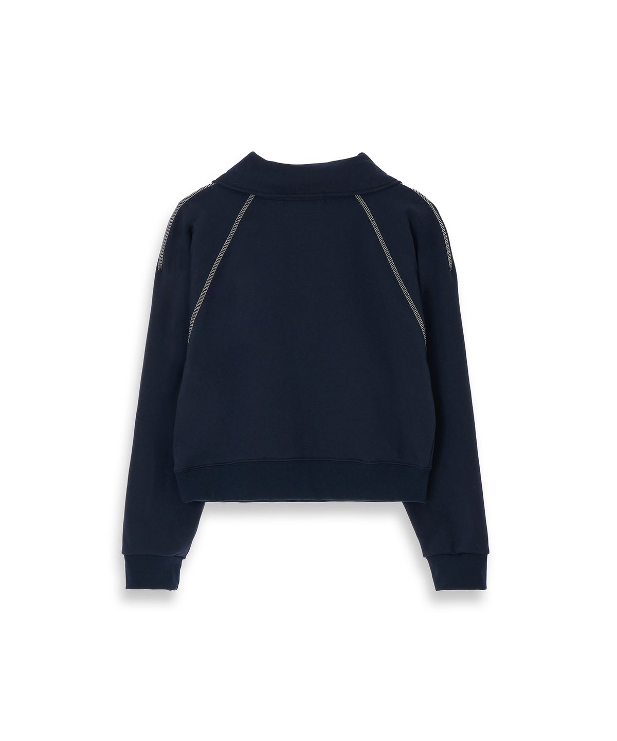 320쇼룸(320SHOWROOM) Half zipup Heritage logo Sweat shirts Navy