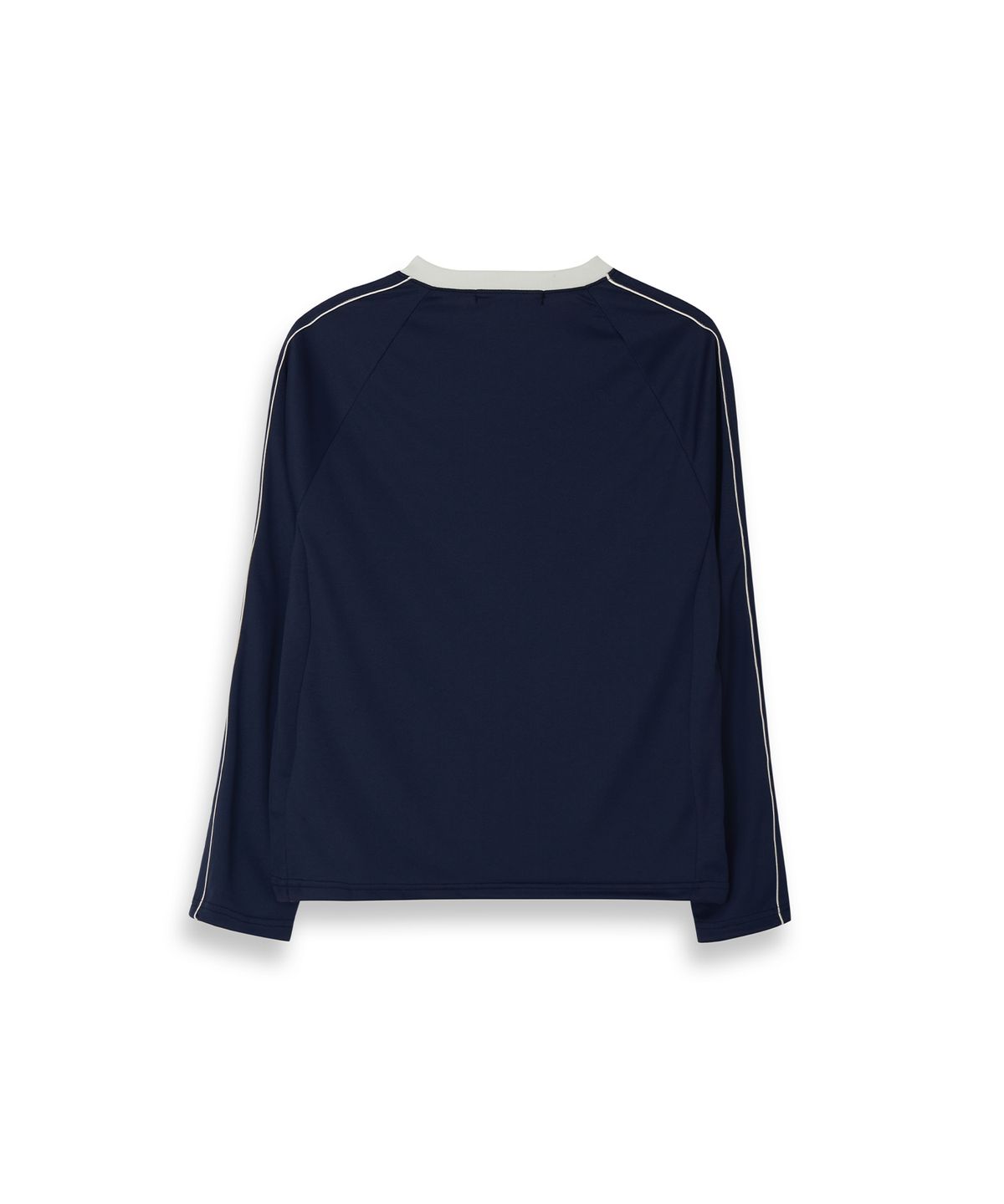 320쇼룸(320SHOWROOM) Vneck Sporty heritage logo Jersey Long sleeve Navy