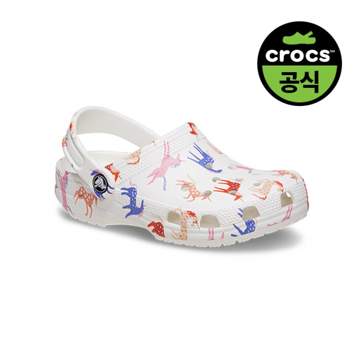 크록스키즈(CROCS KIDS) 유아 클래식 캐릭터 프린트 클로그 UNI (24SKCL209697)