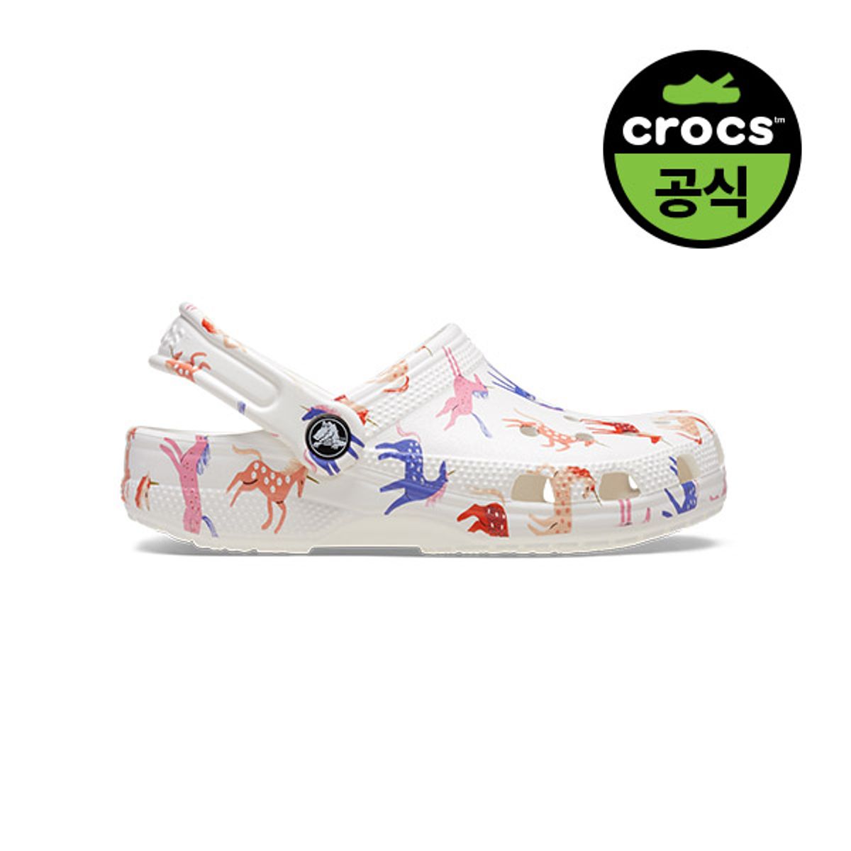 크록스키즈(CROCS KIDS) 유아 클래식 캐릭터 프린트 클로그 UNI (24SKCL209697)