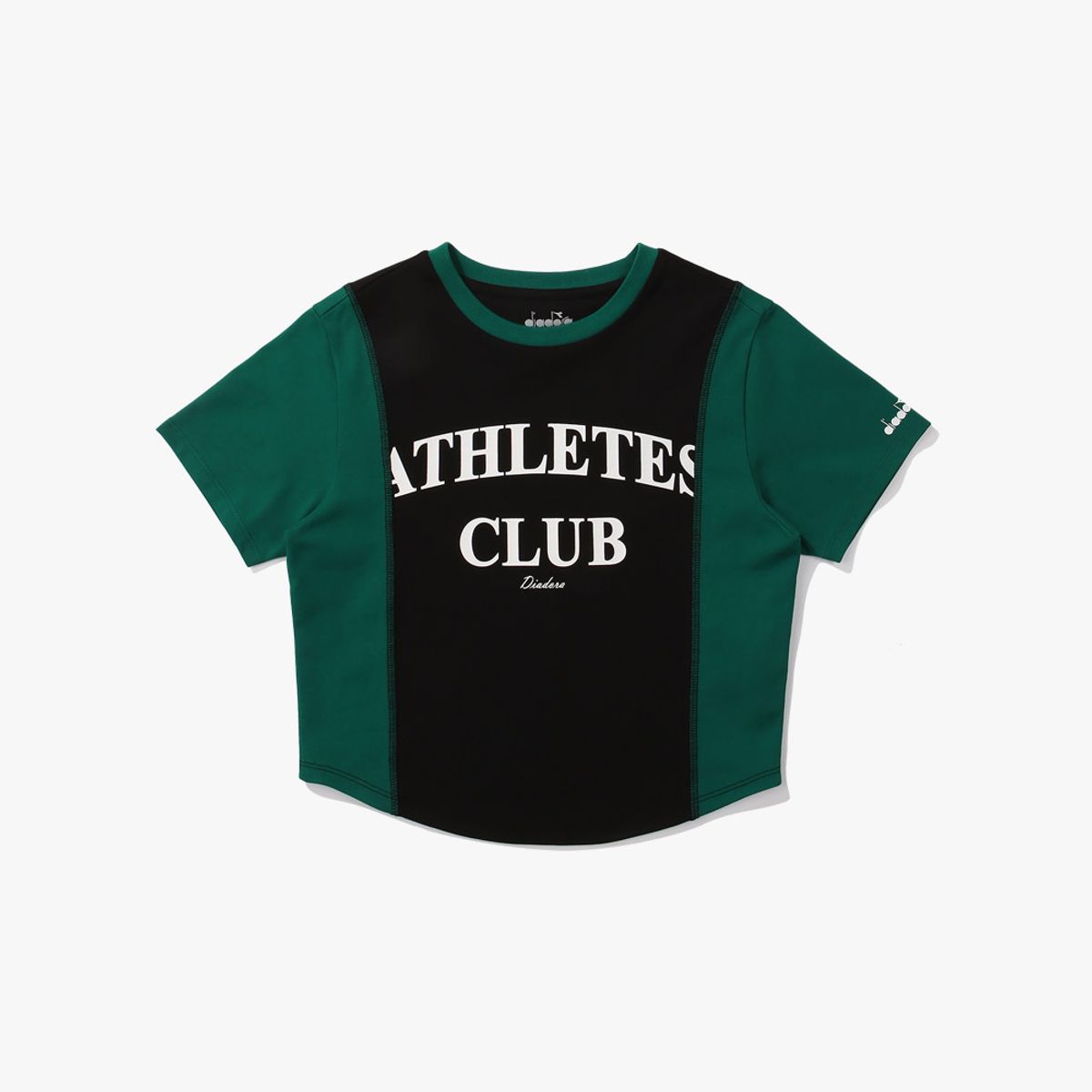 디아도라(diadora) 크래프트 블럭 티셔츠 BLACK