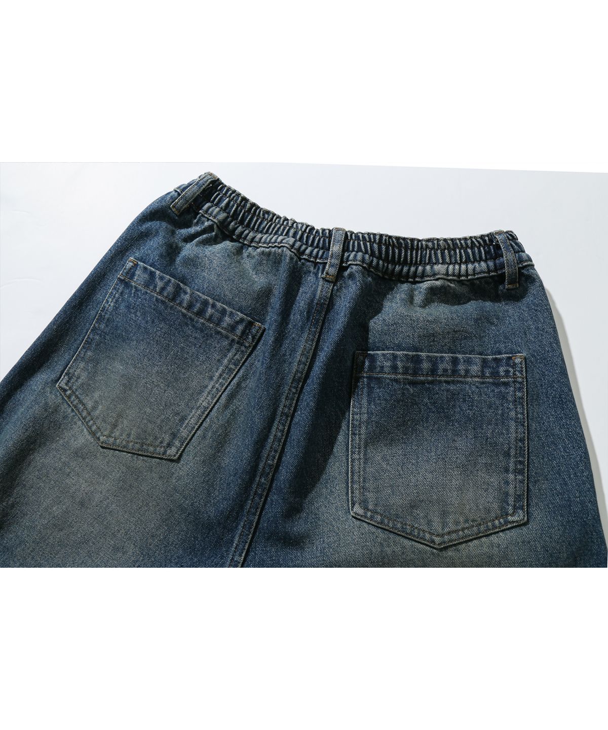 어반스터프(URBANSTOFF) 오일 워시드 데님 팬츠 (더티 블루)