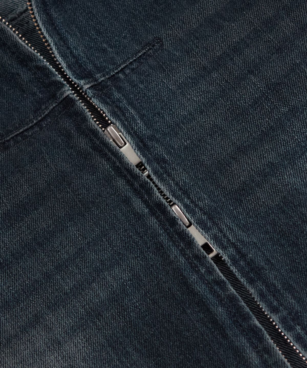 드로우핏(DRAW FIT) 콘트라스트 워시드 데님 자켓 [SLATE BLUE]