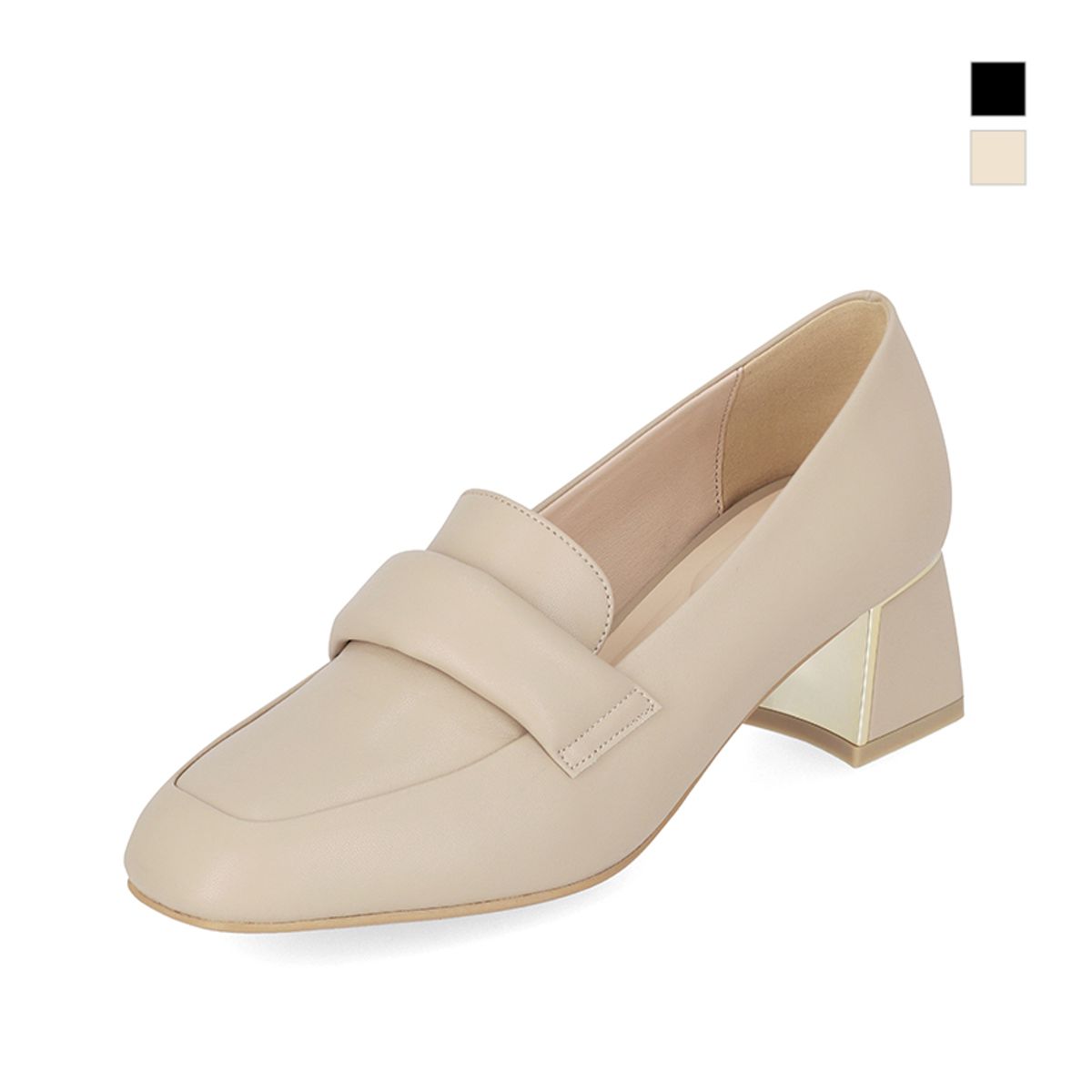 엘칸토(ELCANTO) 인텐스 여성 미들힐 로퍼 5cm LCWD18I413