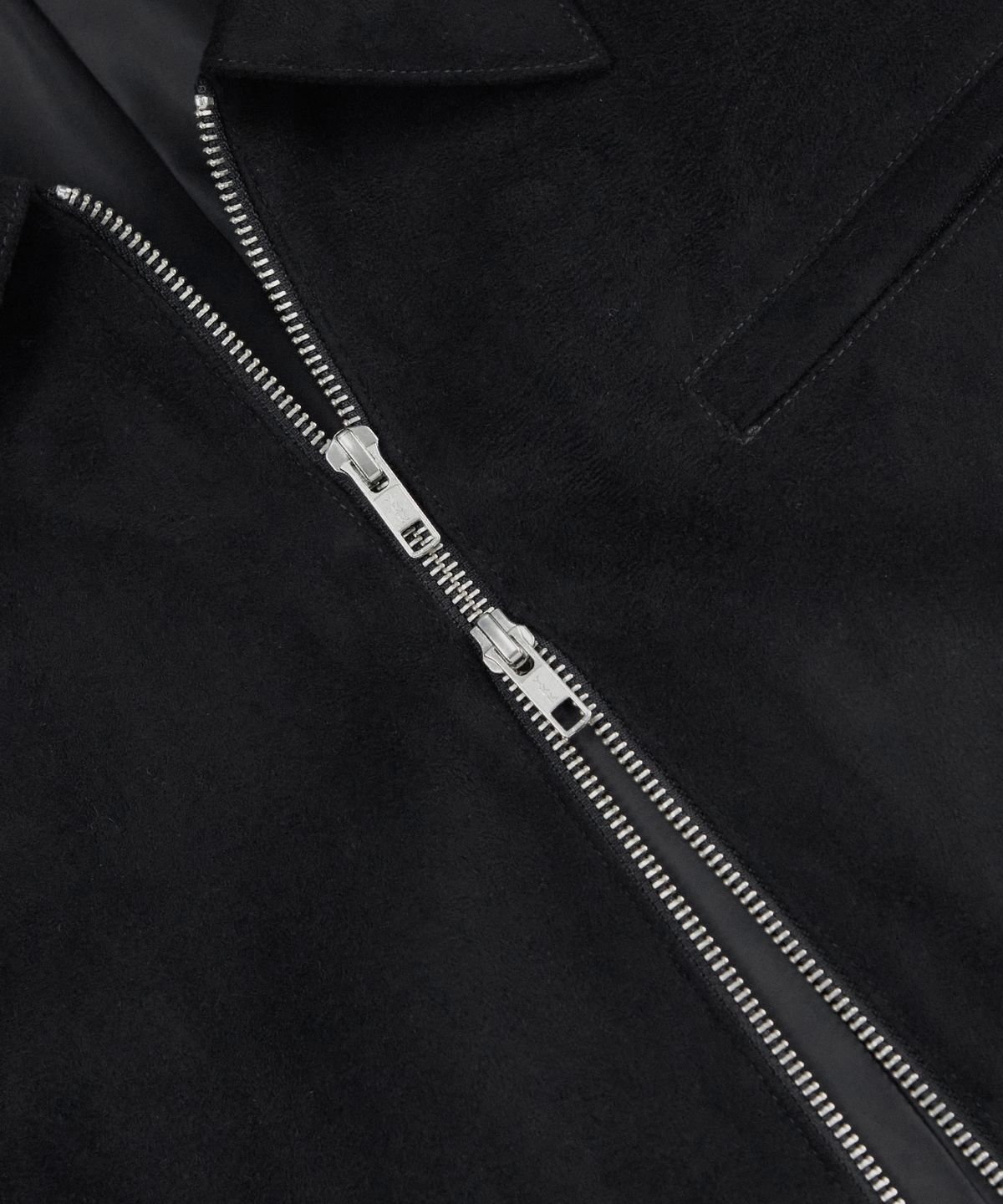 드로우핏(DRAW FIT) 커버렉 스웨이드 블루종 자켓 [BLACK]