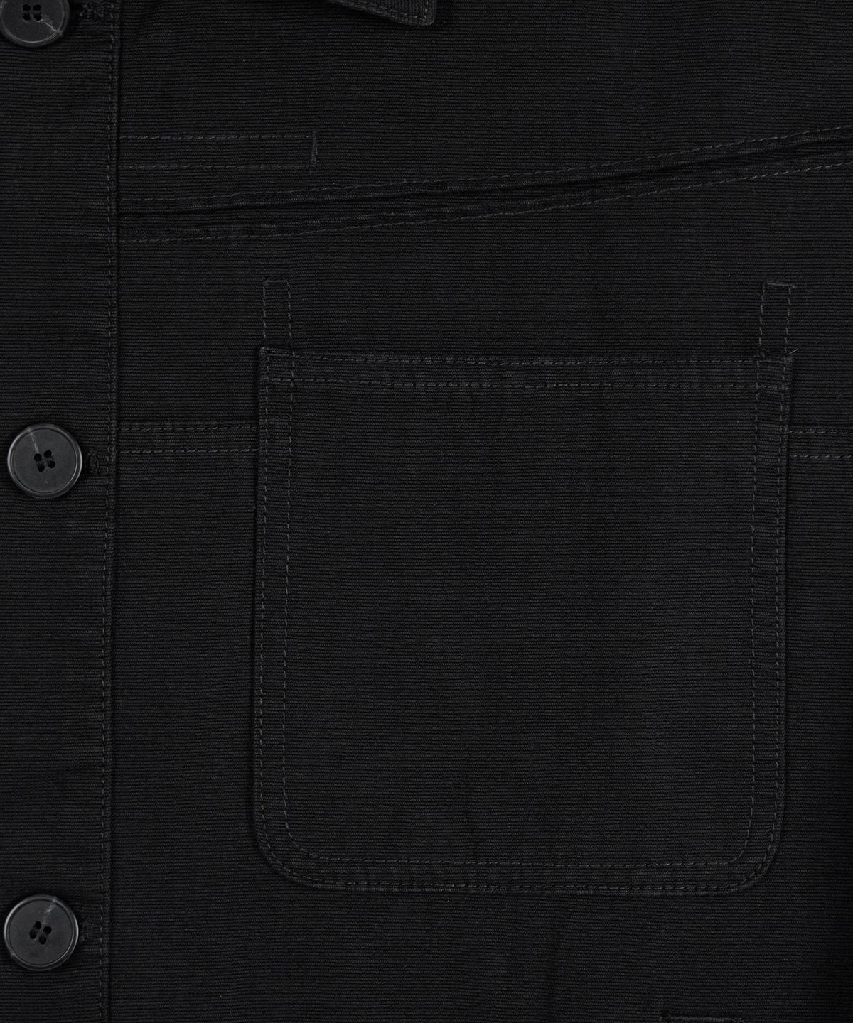 드로우핏(DRAW FIT) 인버티드 워싱 코튼 자켓 [BLACK]