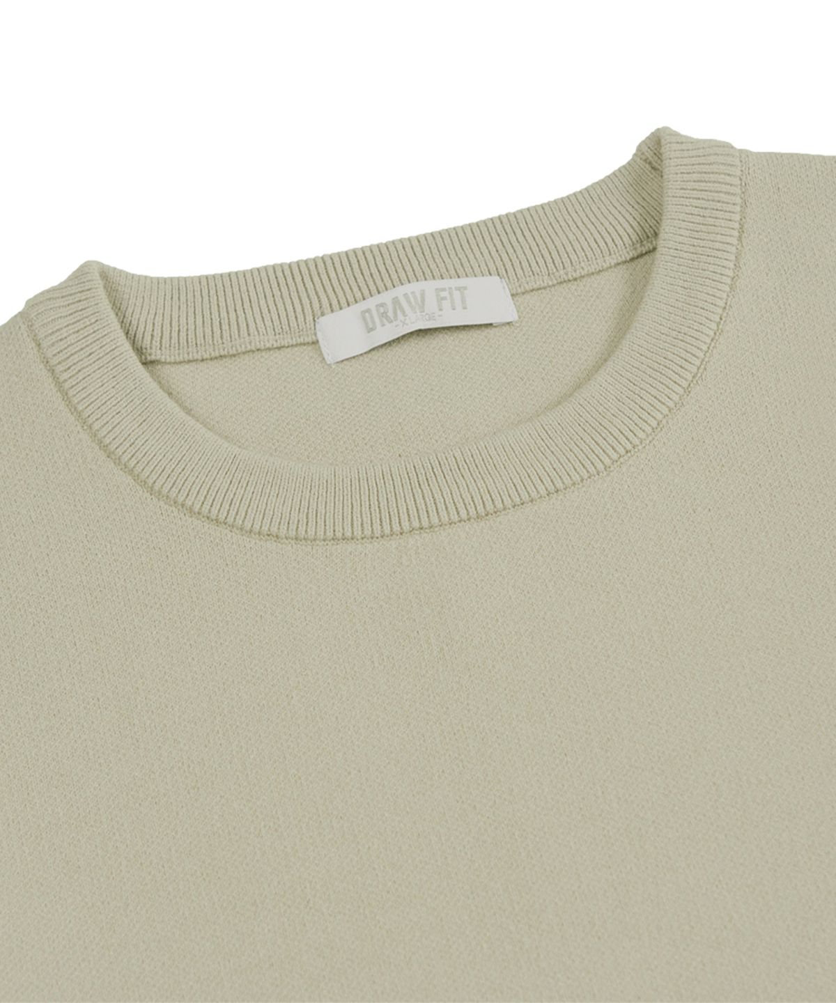 드로우핏(DRAW FIT) 소프트 에센셜 라운드 니트 [SAND BEIGE]