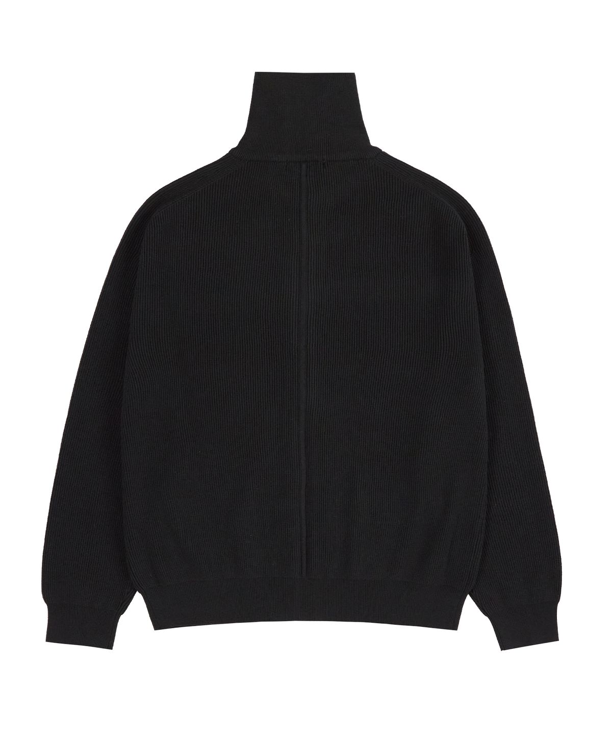 드로우핏(DRAW FIT) 소프트 PBT 투웨이 풀집업 니트 [BLACK]
