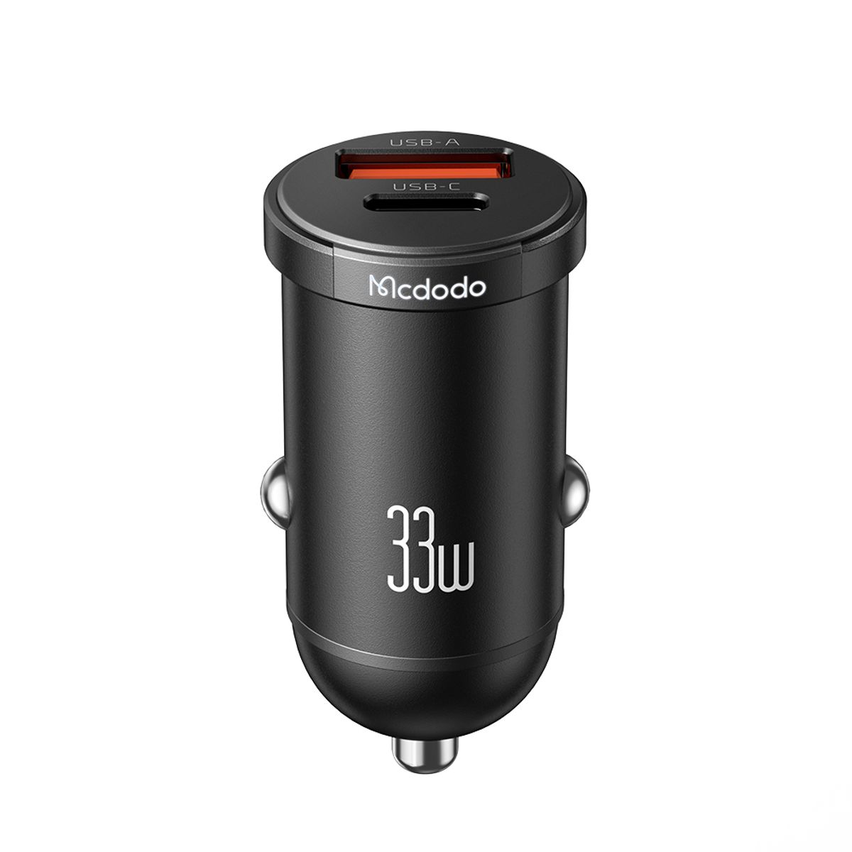 맥도도(MCDODO) CC232 33W PD 미니 2포트 LED 차량용 고속충전기 C타입+USB-A타입