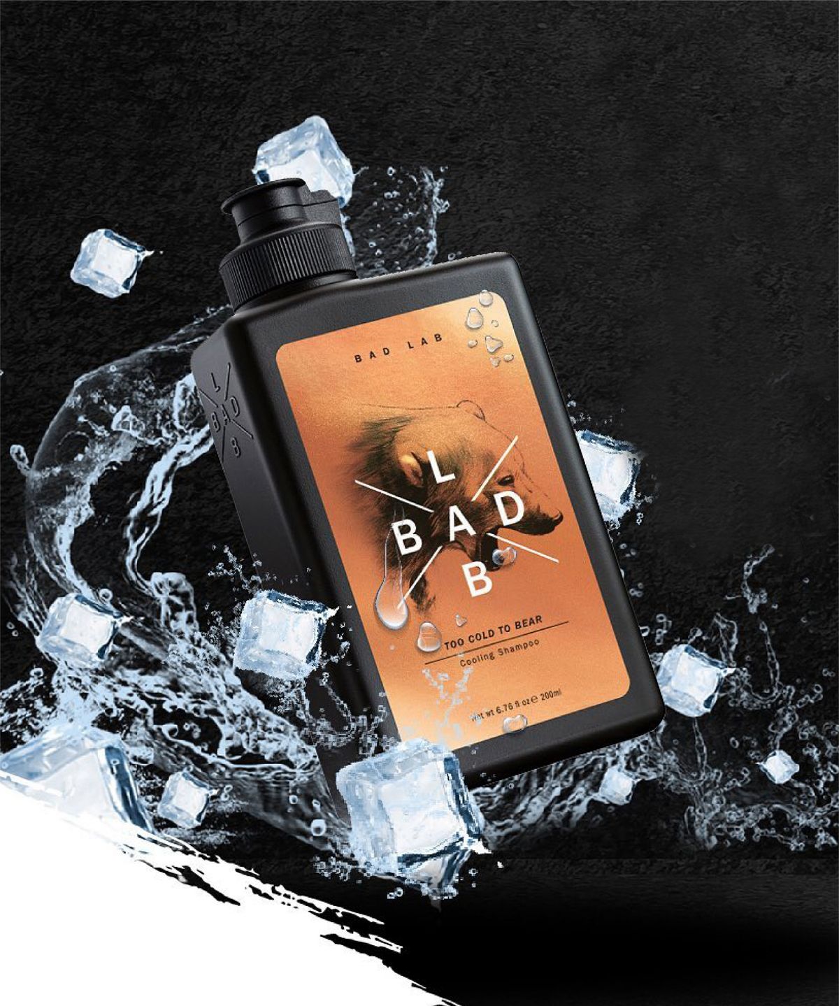 배드랩(BADLAB) 4-in-1 스포츠 쿨다운 쿨링샴푸 400ml