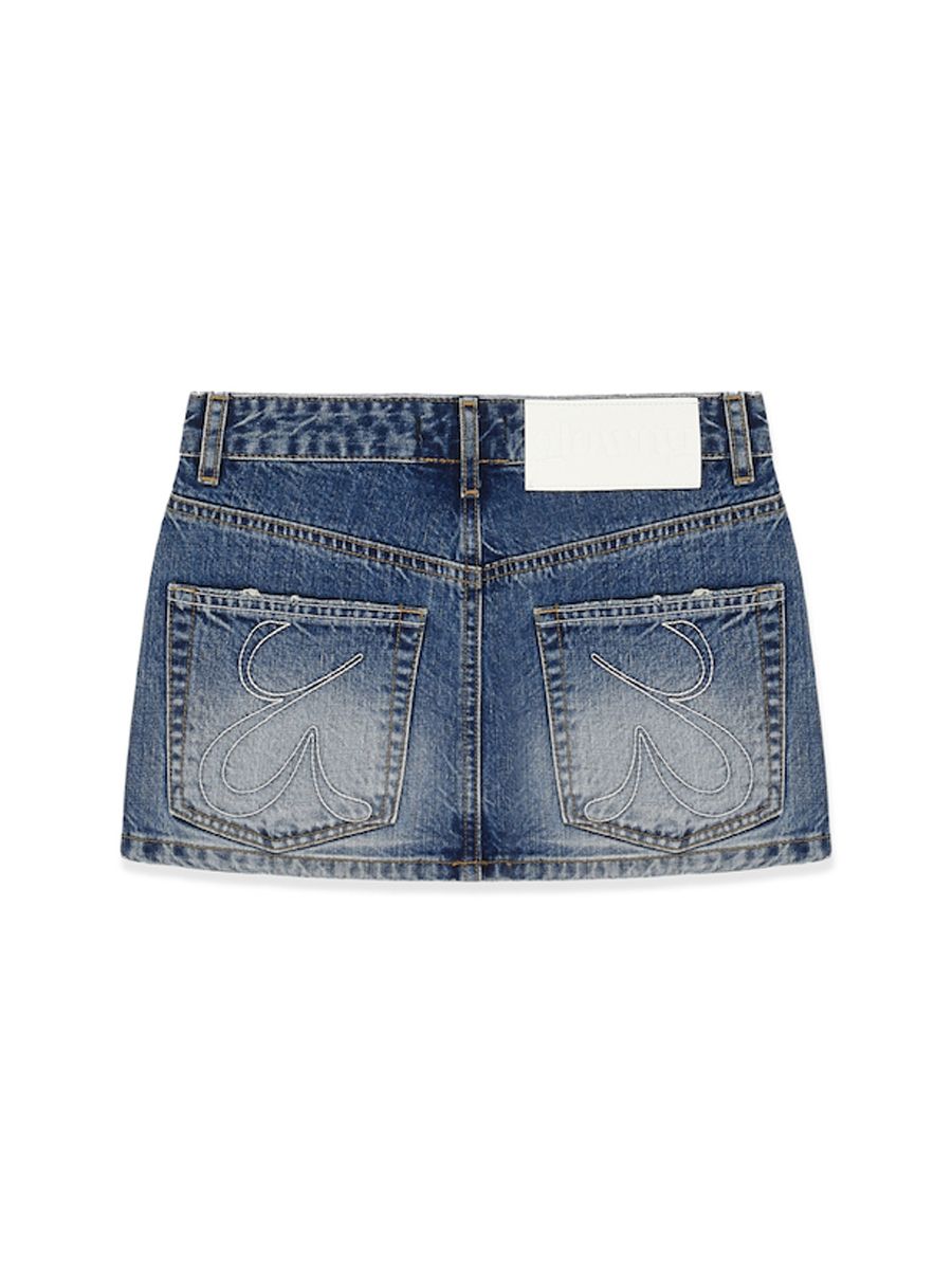 ☆韓国の人気☆【GLOWNY】☆99 LOW-RISE MINI SKIR.T☆ MUSINSA | GLOWNY 99 LOW-RISE MINI SKIRT (BLUE)