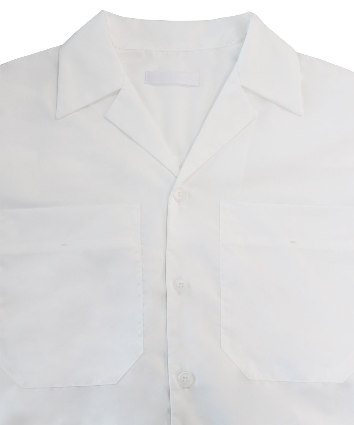 트리밍버드(TREEMINGBIRD) Banding Half Pajama Set-up Shirts [ White ]