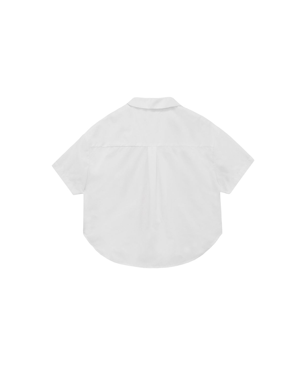트리밍버드(TREEMINGBIRD) Banding Half Pajama Set-up Shirts [ White ]