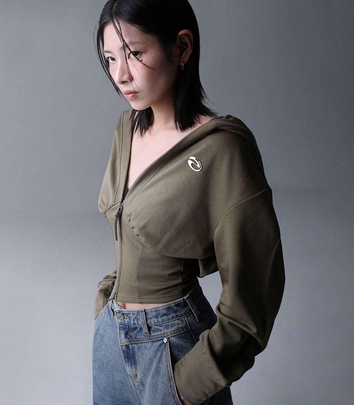 어반드레스(AVANDRESS) Tock Hooded Zip-up - 3COL