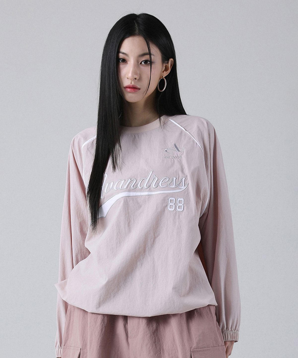어반드레스(AVANDRESS) Crispy Nylon Sweat Shirt - 4COL