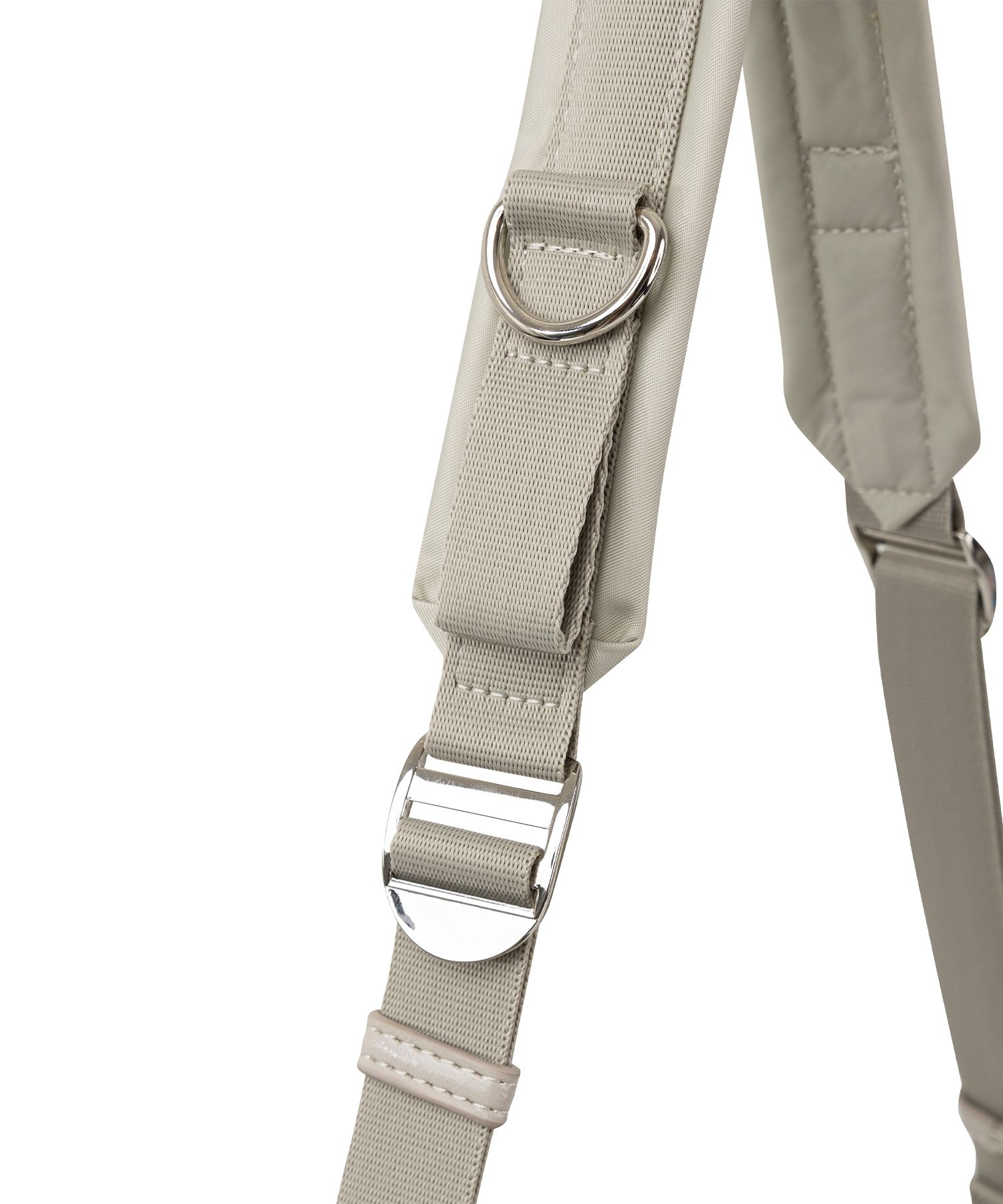 MUSINSA | FALLETT Clasp Shoulder Bag Light Khaki