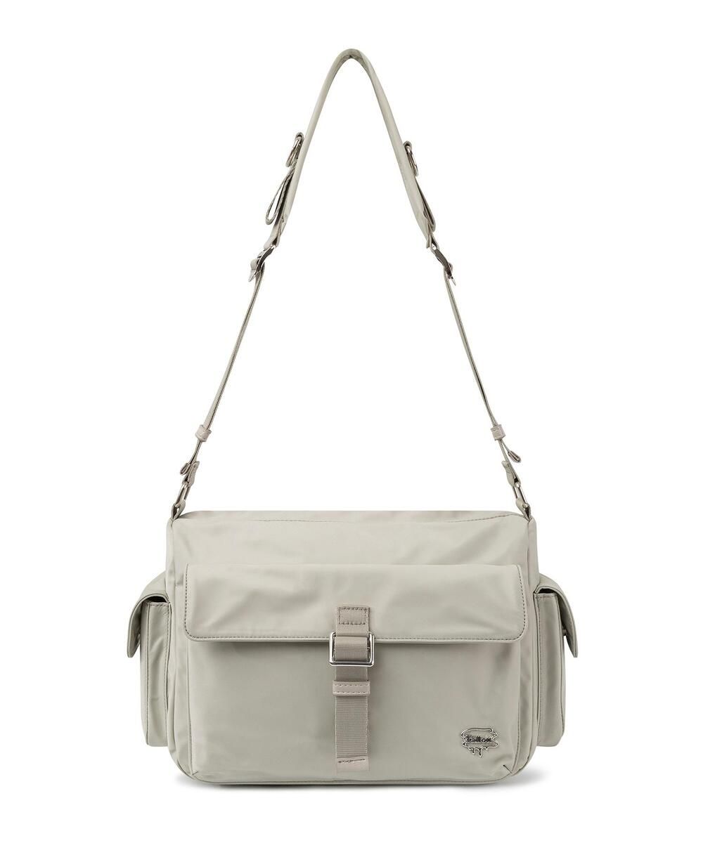 ●Fallett● Clasp shoulder bag black FA2401BG09BK JSGHGDF Practical Shoulder Bag with Detachable Strap