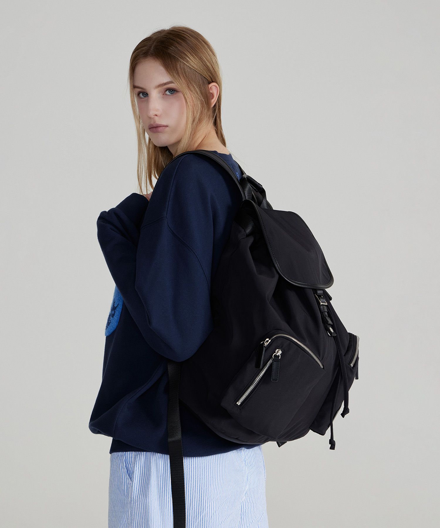 バックパック・リュック Fallett CLASP BACKPACK 4FK126 MUSINSA公式 | FALLETT Clasp Backpack Black