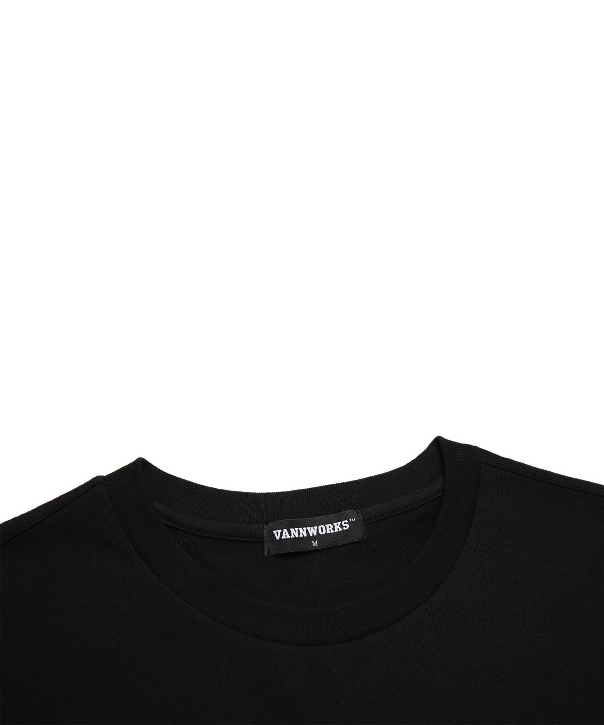 밴웍스(VANNWORKS) BIG SHARK LOGO 오버핏 반팔 티셔츠 (VS0068) 블랙