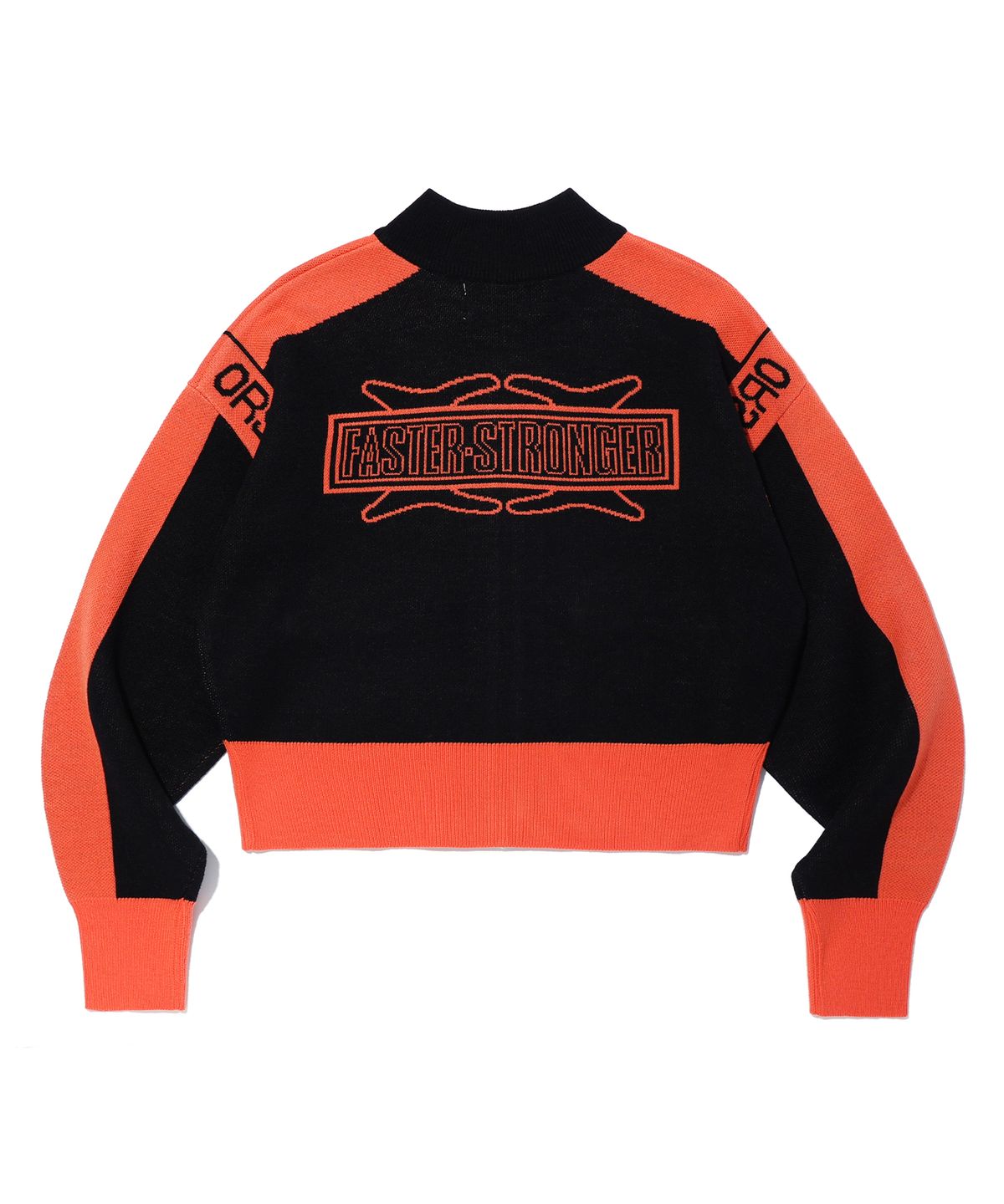 크리틱(CRITIC) FASTER STRONGER RACING ZIP-UP KNIT BLACK