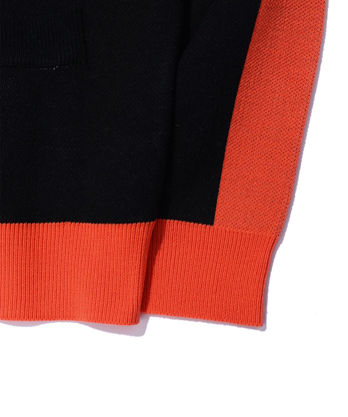 크리틱(CRITIC) FASTER STRONGER RACING ZIP-UP KNIT BLACK