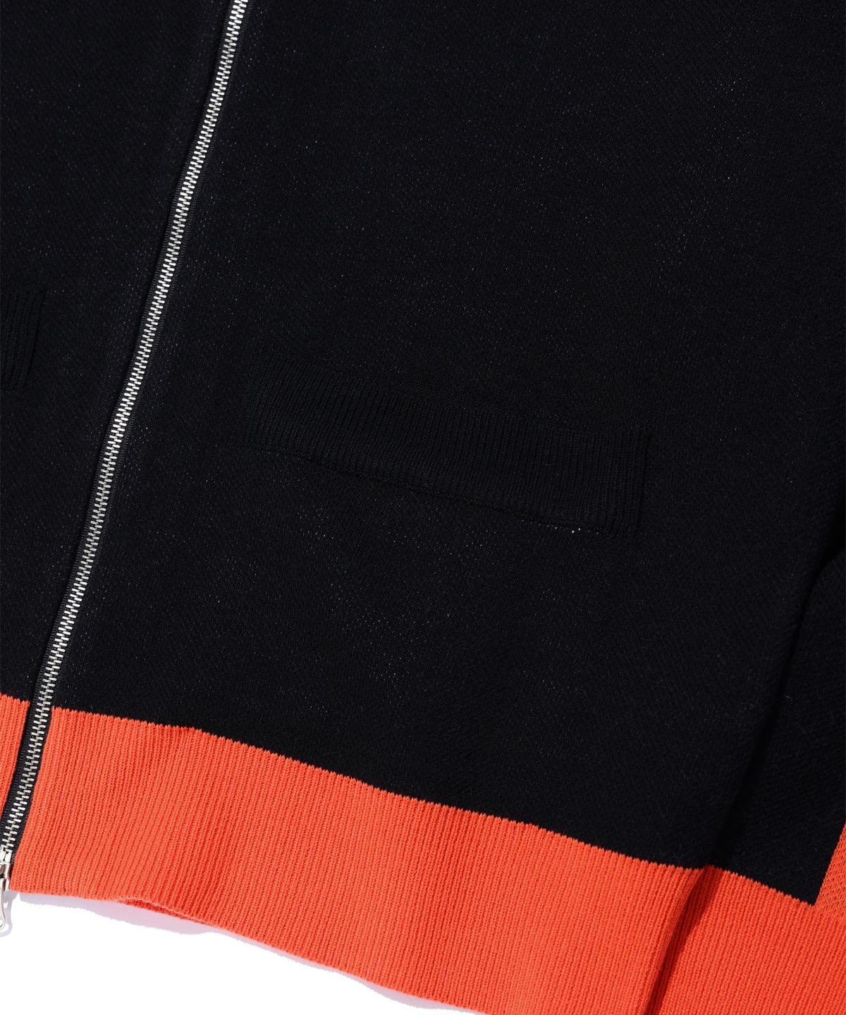 크리틱(CRITIC) FASTER STRONGER RACING ZIP-UP KNIT BLACK