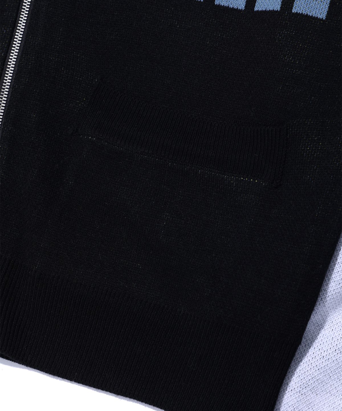 크리틱(CRITIC) KWAIIIII RACING ZIP-UP KNIT BLUE