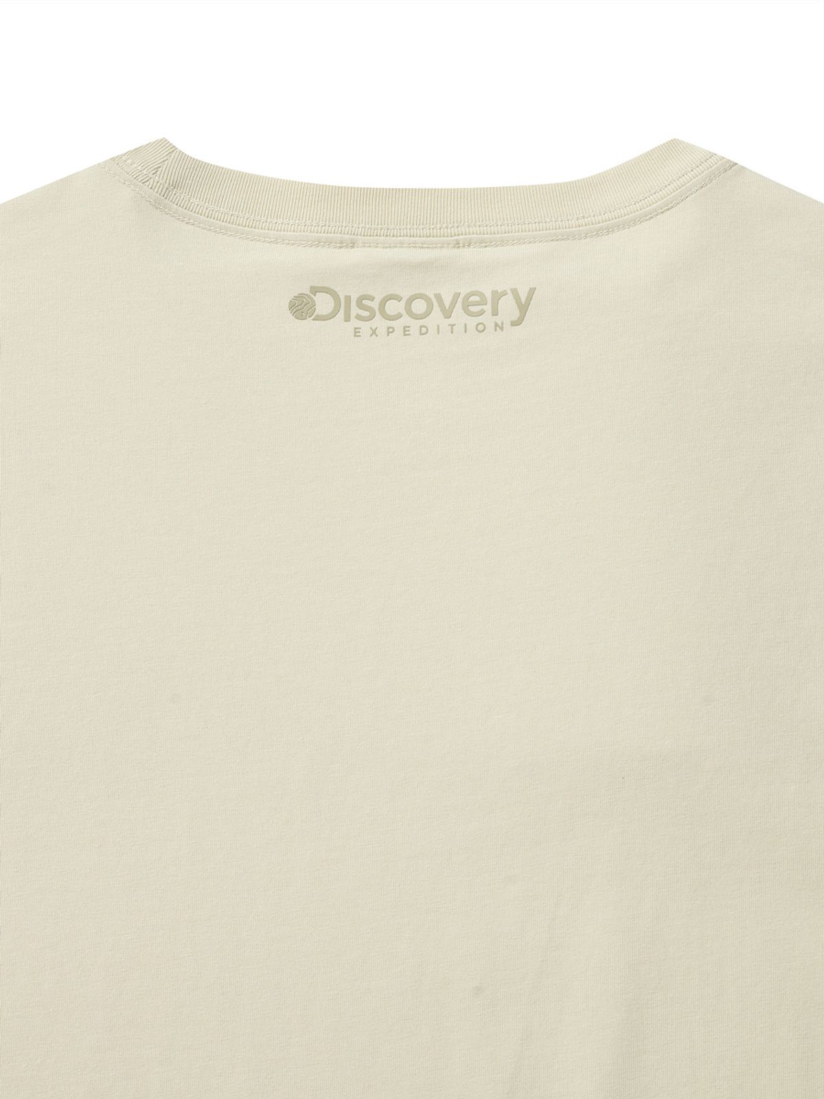 디스커버리 익스페디션(DISCOVERY EXPEDITION) 바시티 포켓 반팔티셔츠 (L/BEIGE)