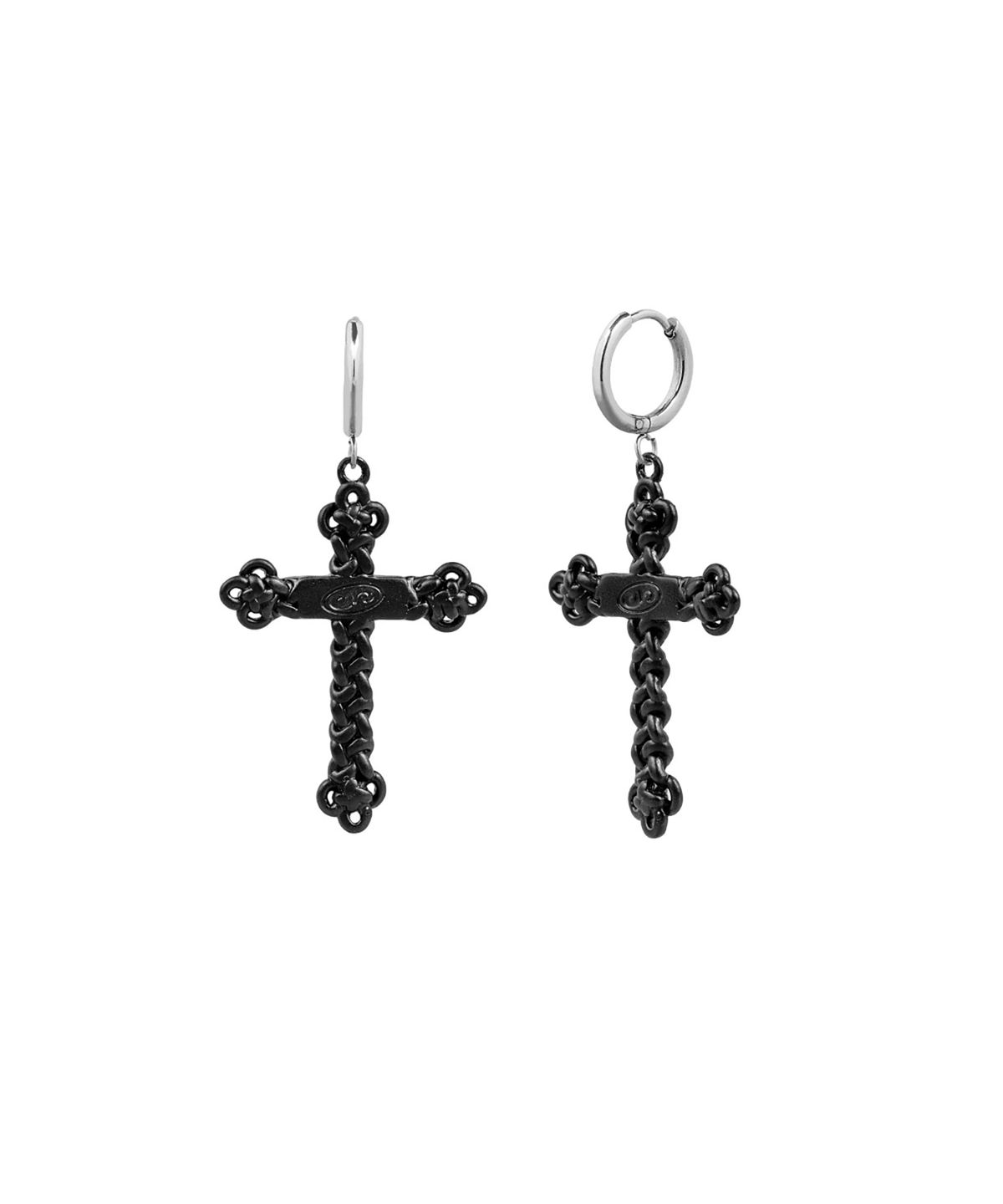 센티멍(SENTIMENTS) NO.474 [BLACK] KONT CROSS EARRING