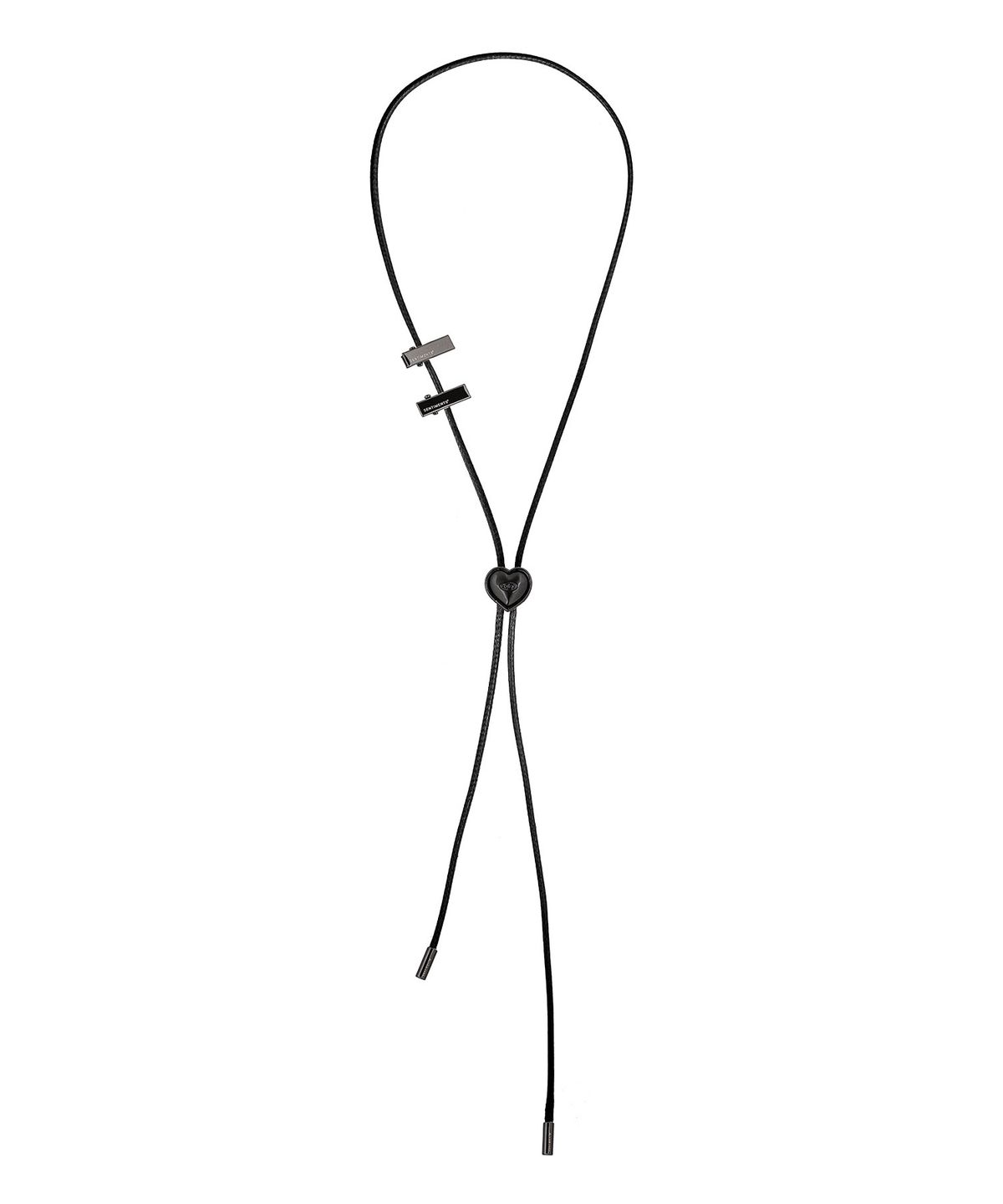 센티멍(SENTIMENTS) NO.483 [BLACK] HEART CODE LOCK NECKLACE