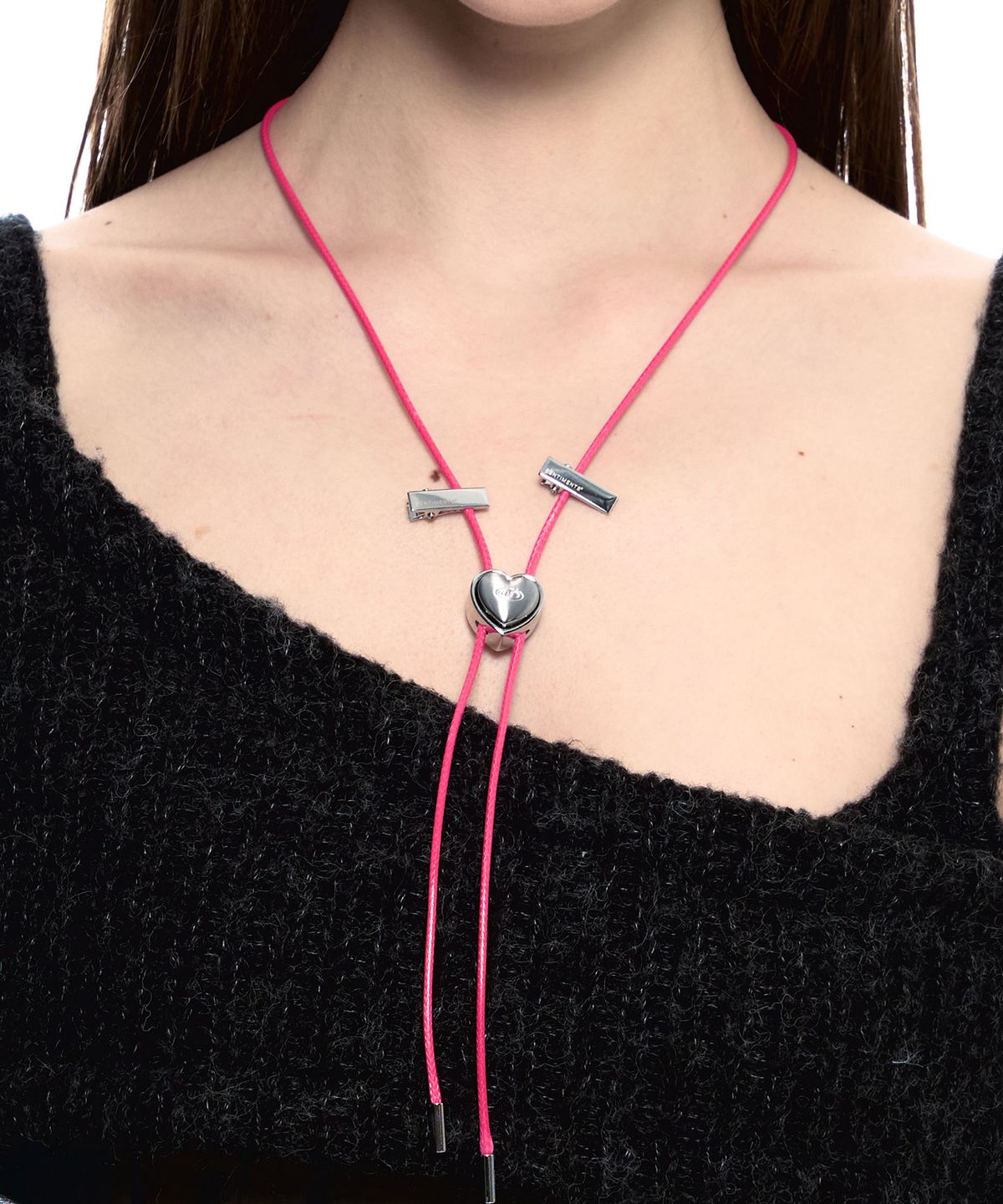 센티멍(SENTIMENTS) NO.483 [SILVER] HEART CODE LOCK NECKLACE
