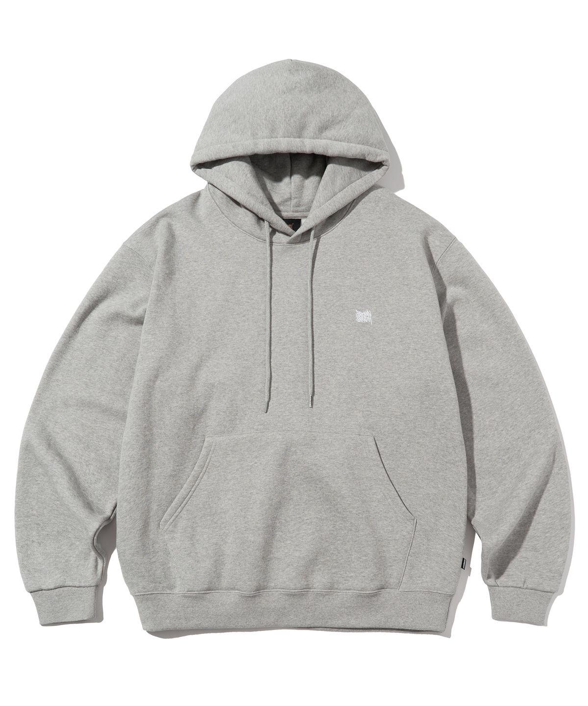 브라운브레스(BROWNBREATH) PAISLEY TAG HOODIE - MELANGE GREY