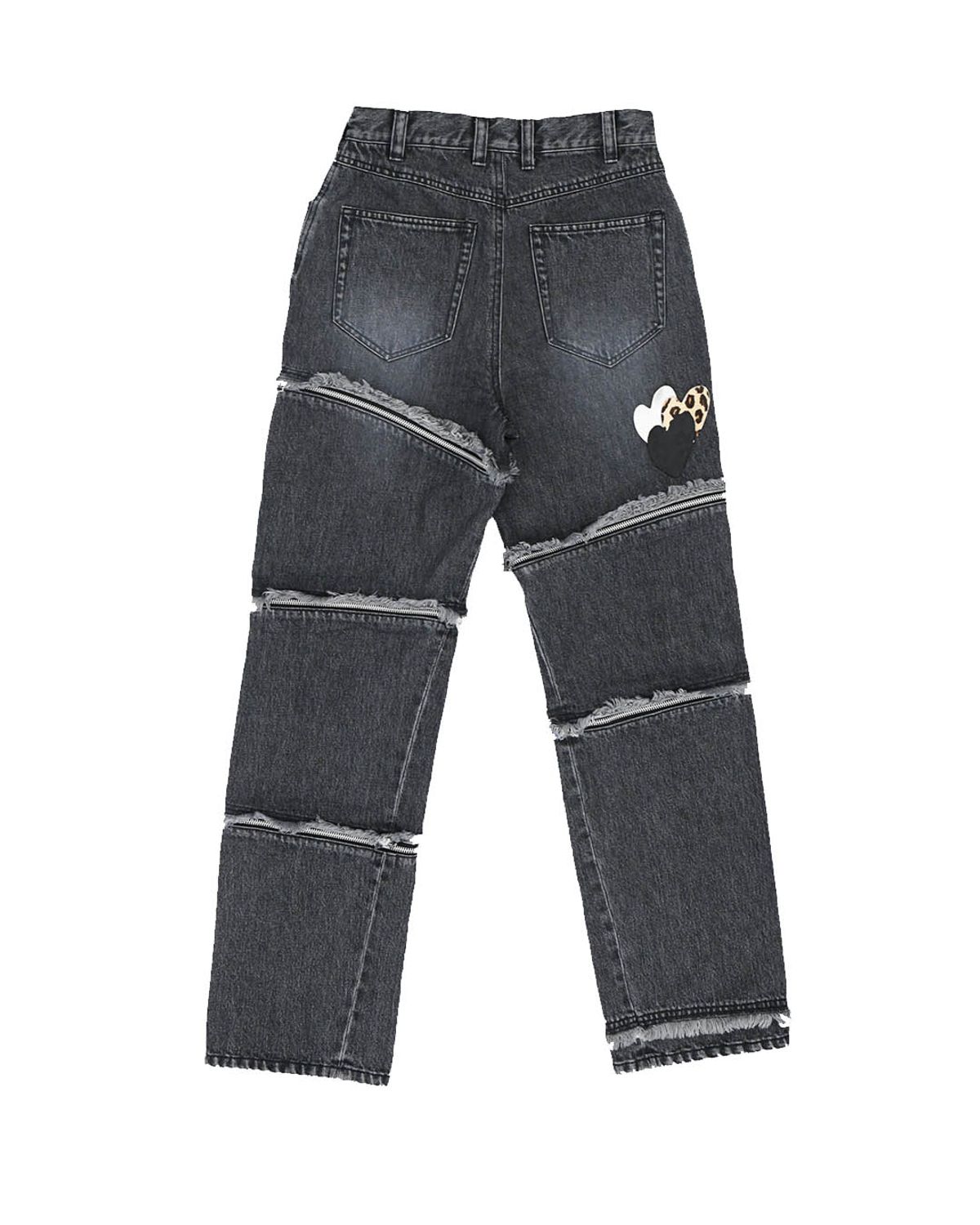 더뮤지엄비지터(THEMUSEUMVISITOR) ZIPPER JEAN (BLACK)