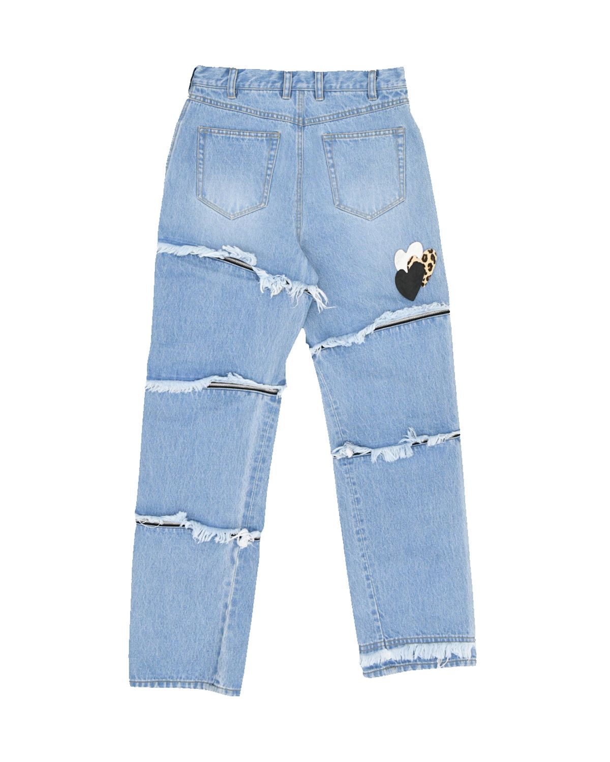 더뮤지엄비지터(THEMUSEUMVISITOR) ZIPPER JEAN (BLUE)