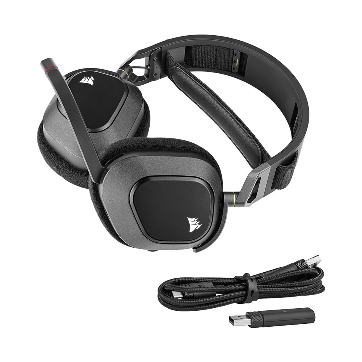 커세어(CORSAIR) HS80 RGB WIRELESS 게이밍 헤드셋 블랙