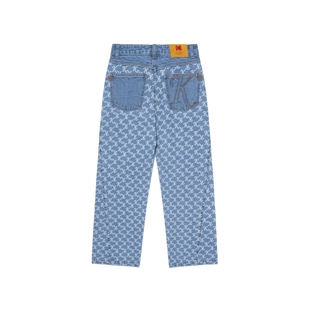 코닥(KODAK) 코다그램 와이드핏 데님 팬츠 우먼 DENIM