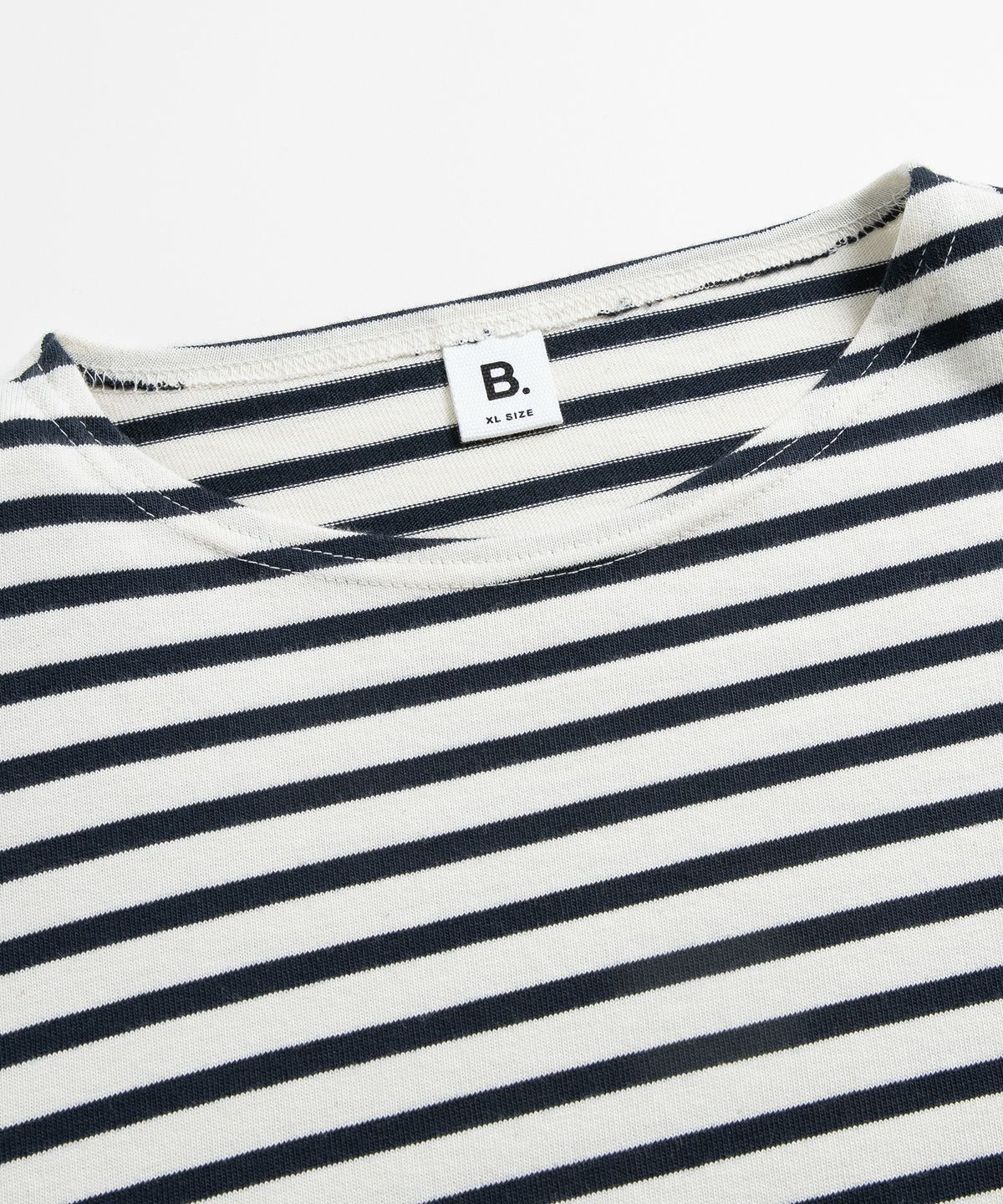 브렌슨(BRENSON) B. 루즈핏 보트넥 스트라이프 긴팔티 ( 5Color )