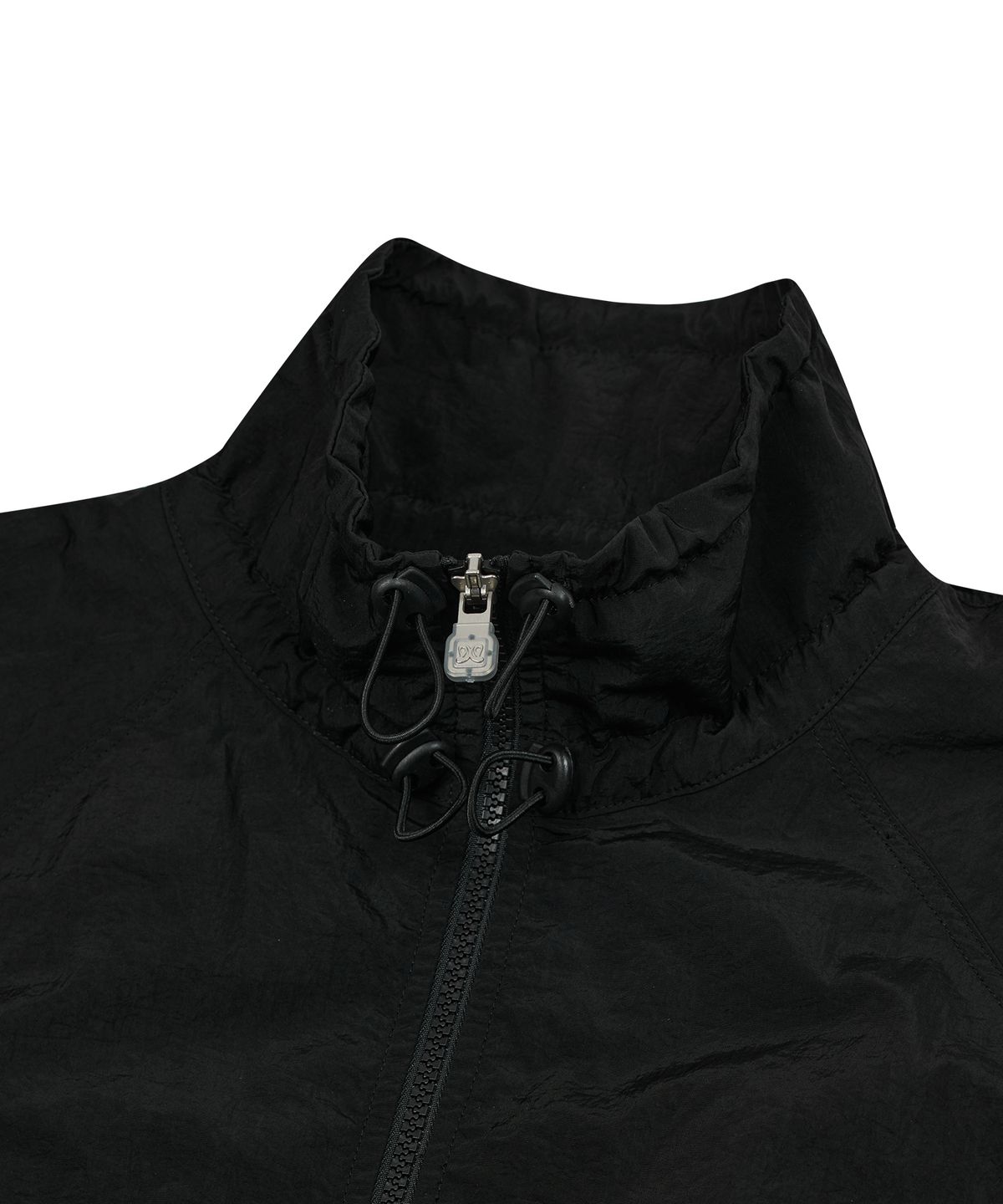 타입서비스(TYPESERVICE) Two Way Light Windbreaker [Black]