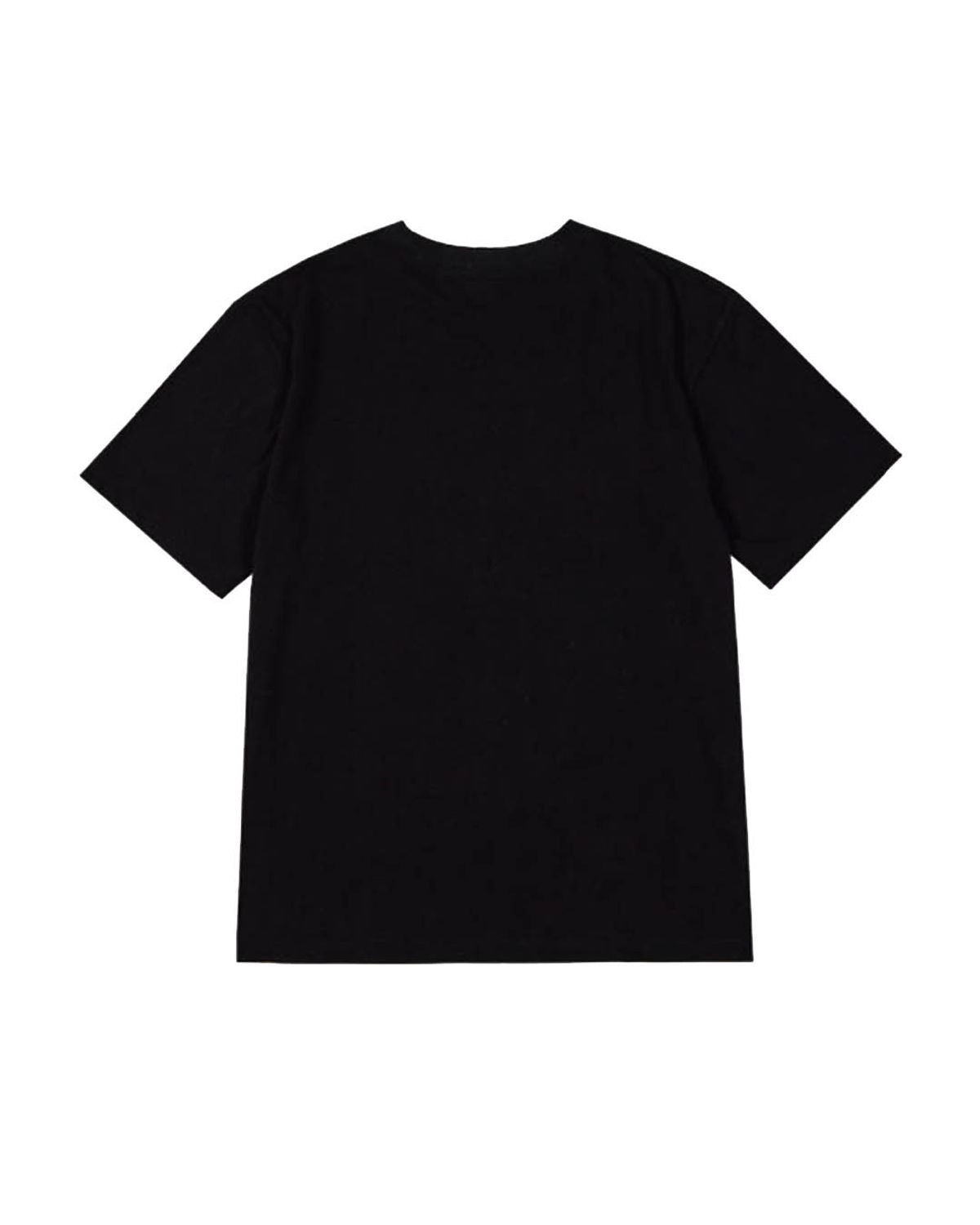 더뮤지엄비지터(THEMUSEUMVISITOR) PARTY GLITTER LOGO T-SHIRTS (BLACK)