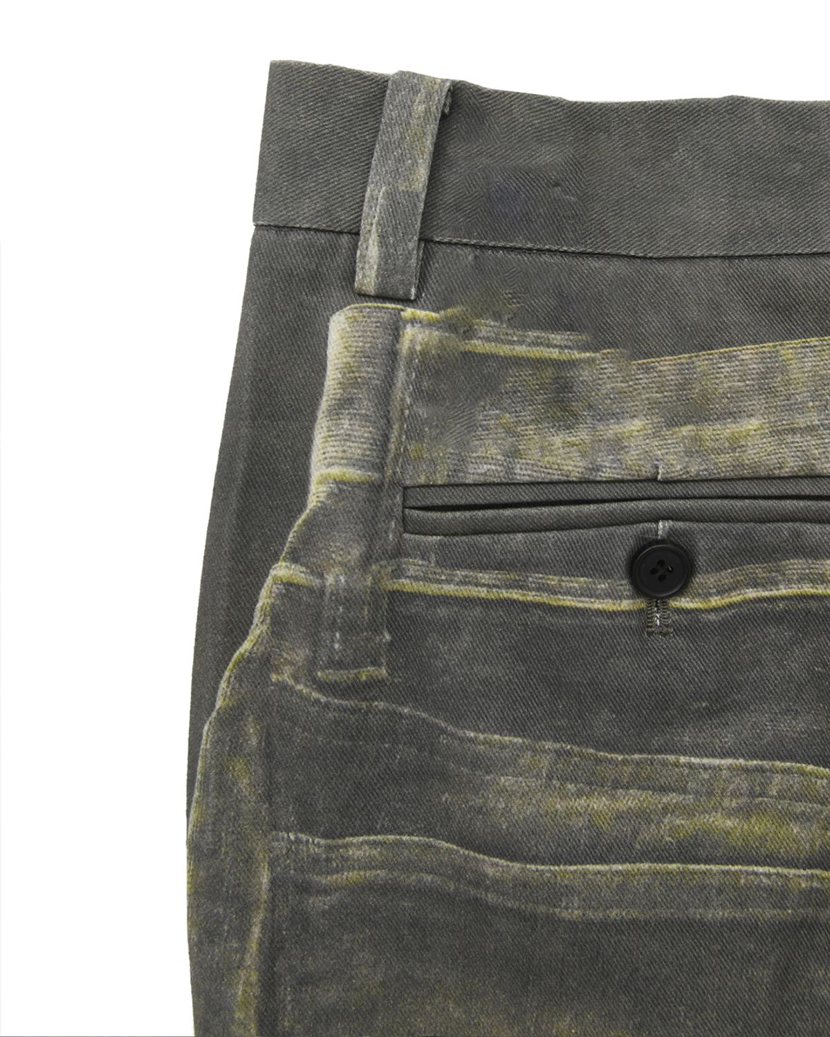 더뮤지엄비지터(THEMUSEUMVISITOR) CORDUROY PRINTED PANTS (DARK BROWN)