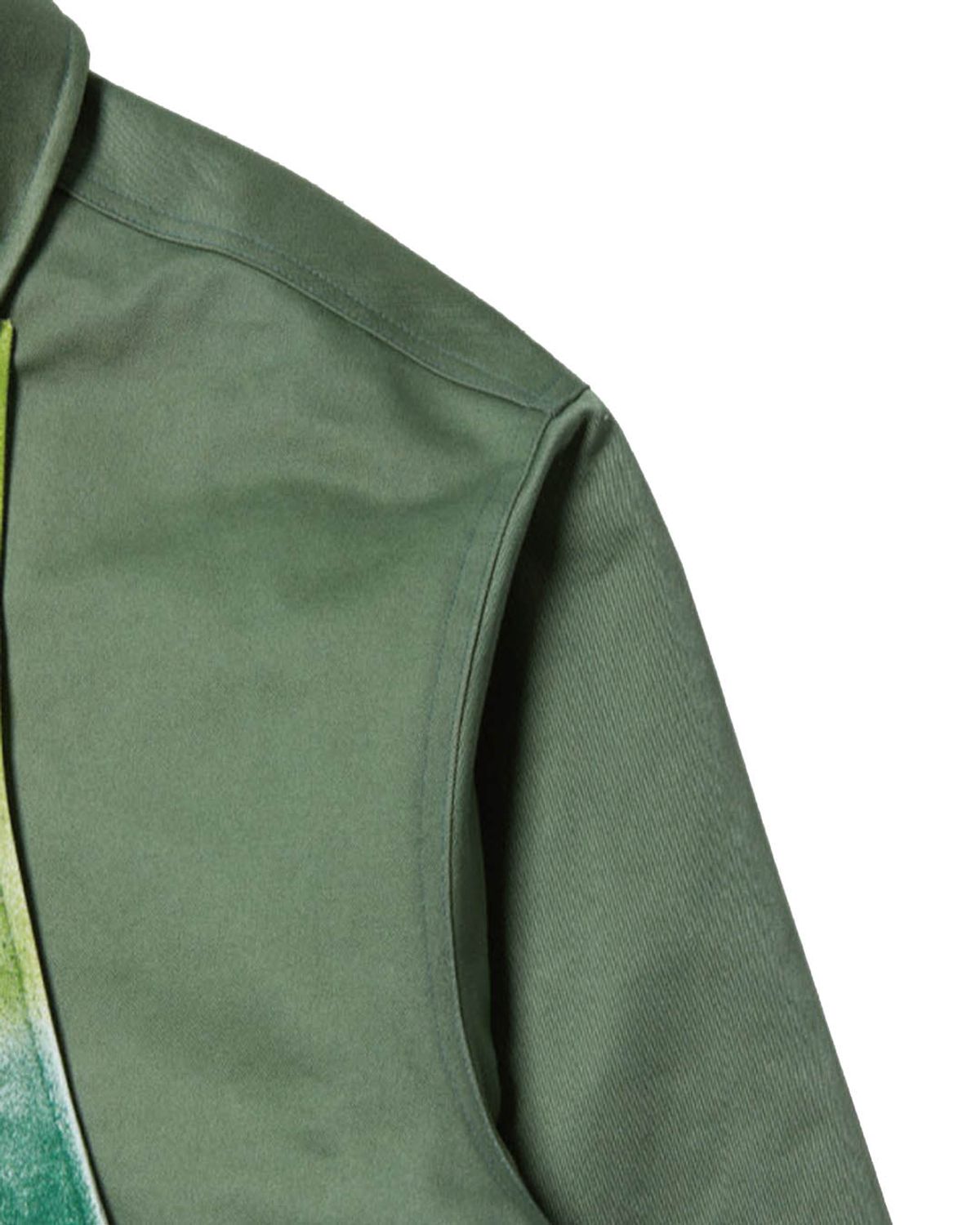 더뮤지엄비지터(THEMUSEUMVISITOR) CURVED FLAP POCKET BOMBER JACKET (BLUE)