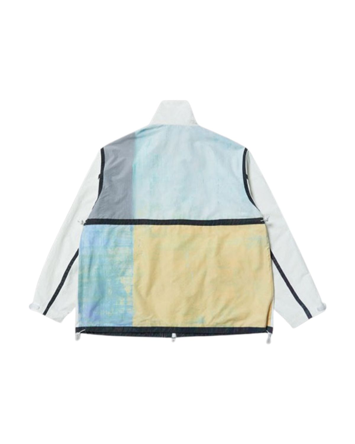 더뮤지엄비지터(THEMUSEUMVISITOR) ART WORK PRINTED REFLECTIVE JACKET (WHITE)