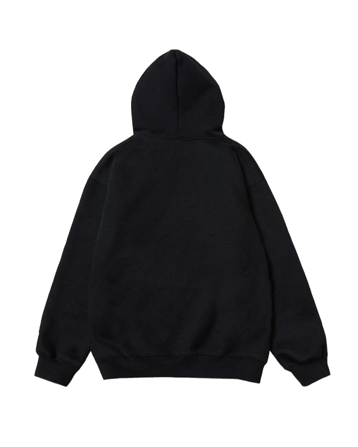 더뮤지엄비지터(THEMUSEUMVISITOR) ESSENTIAL LOGO HOODY (BLACK)