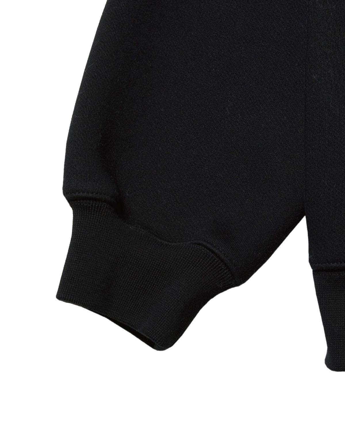 더뮤지엄비지터(THEMUSEUMVISITOR) ESSENTIAL LOGO HOODY (BLACK)