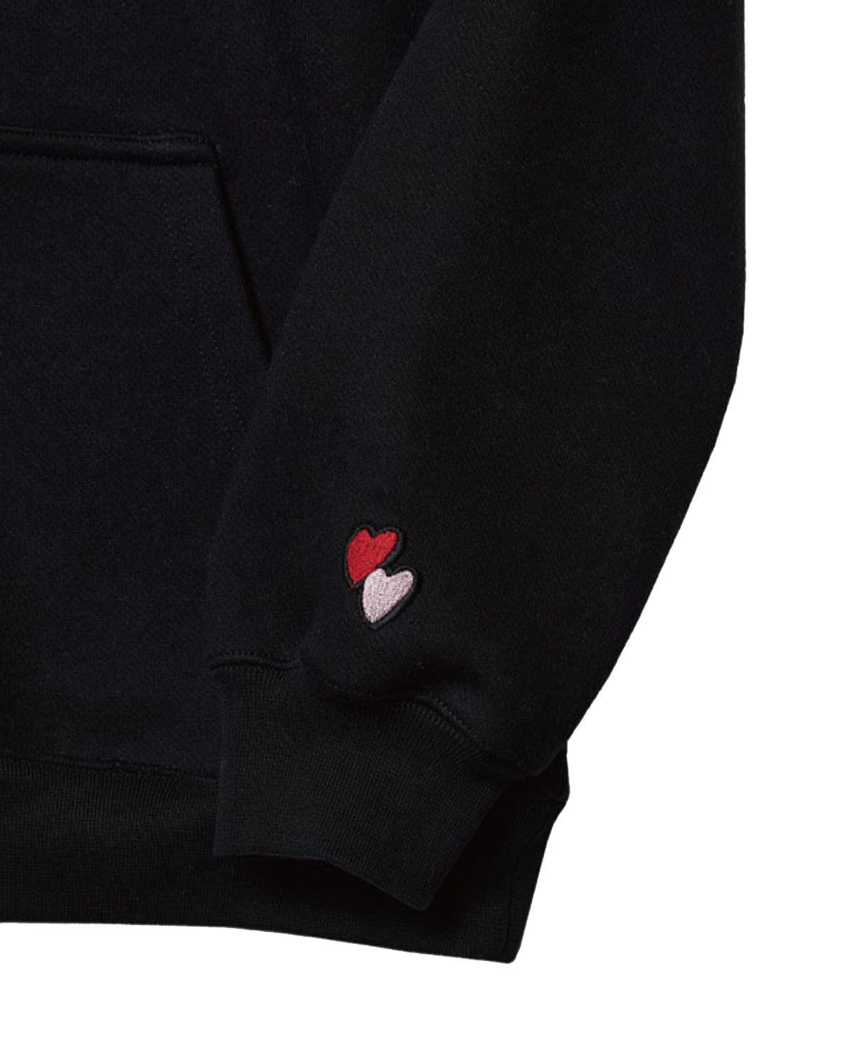 더뮤지엄비지터(THEMUSEUMVISITOR) ESSENTIAL LOGO HOODY (BLACK)