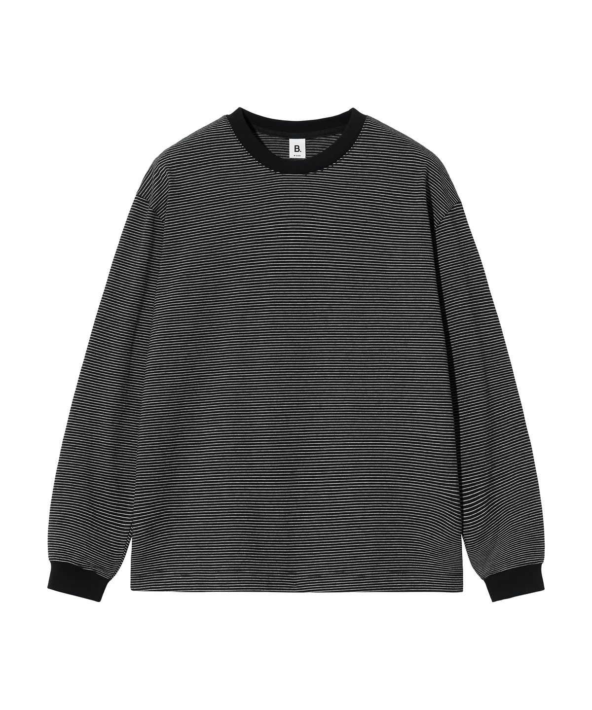 브렌슨(BRENSON) B. 오버핏 시보리 스트라이프 긴팔티 ( 3Color )